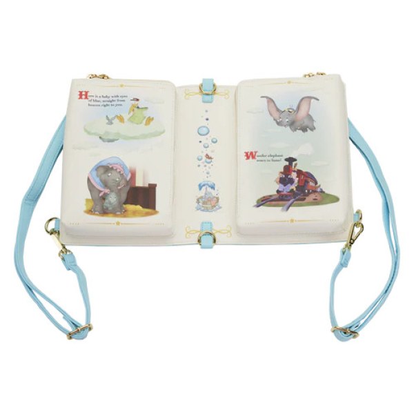 DUMBO BOOK SERIES CONVERTIBLE SHOULDER BAG - DISNEY LOUNGEFLY