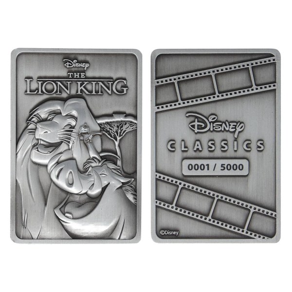 THE LION KING COLLECTIBLE INGOT - LIMITED EDITION