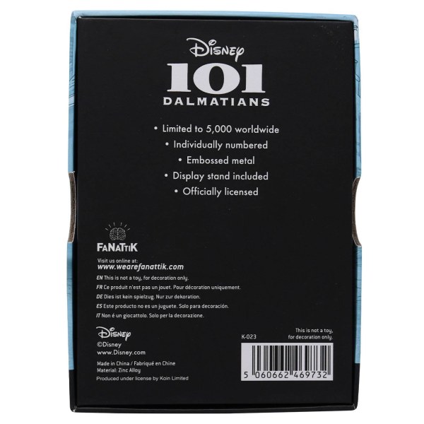 101 DALMATIANS COLLECTIBLE INGOT - LIMITED EDITION