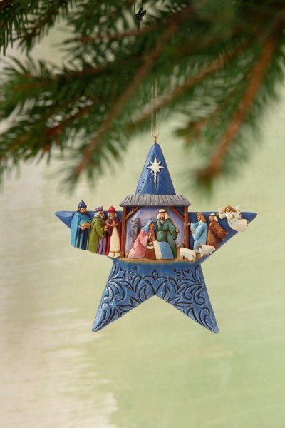 NATIVITY STAR ORNAMENT - JIM SHORE HEARTWOOD CREEK