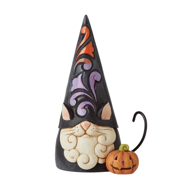 BLACK CAT GNOME - JIM SHORE HEARTWOOD CREEK