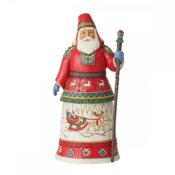 LAPLAND SANTA - JIM SHORE HEARTWOOD CREEK