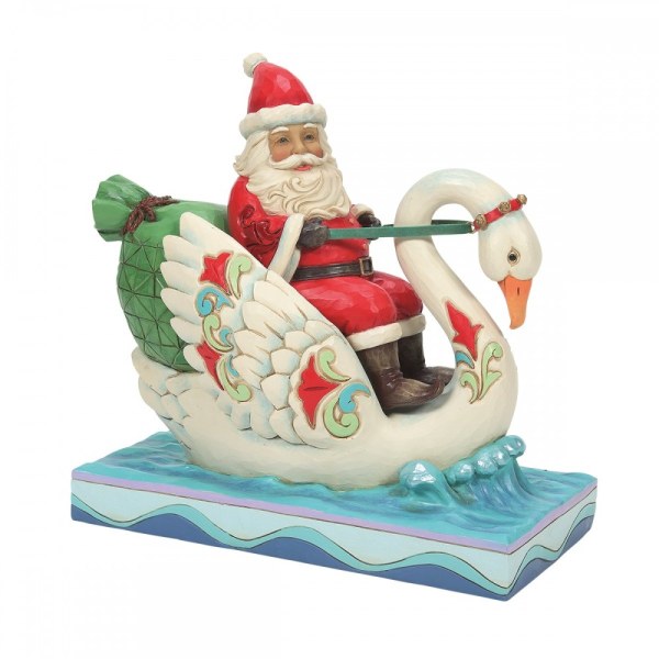 SANTA'S SWAN - JIM SHORE HEARTWOOD CREEK