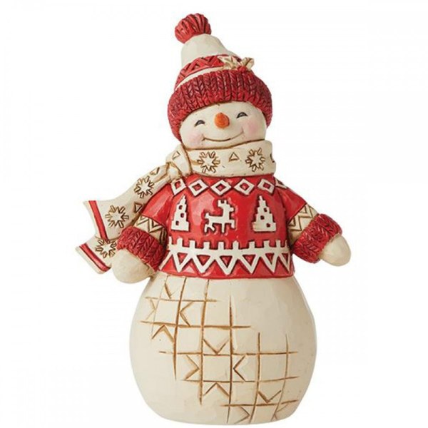 NORDIC SNOWMAN - JIM SHORE HEARTWOOD CREEK