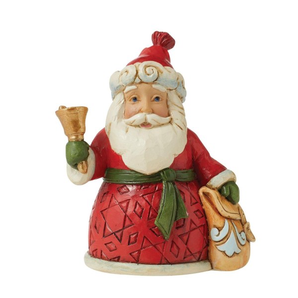 SANTA CLAUS WITH A BELL - JIM SHORE HEARTWOOD CREEK