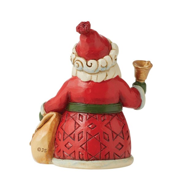 SANTA CLAUS WITH A BELL - JIM SHORE HEARTWOOD CREEK