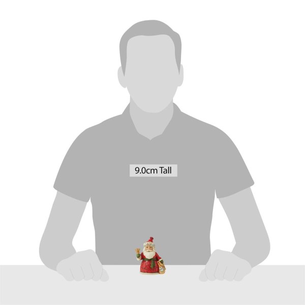 SANTA CLAUS WITH A BELL - JIM SHORE HEARTWOOD CREEK