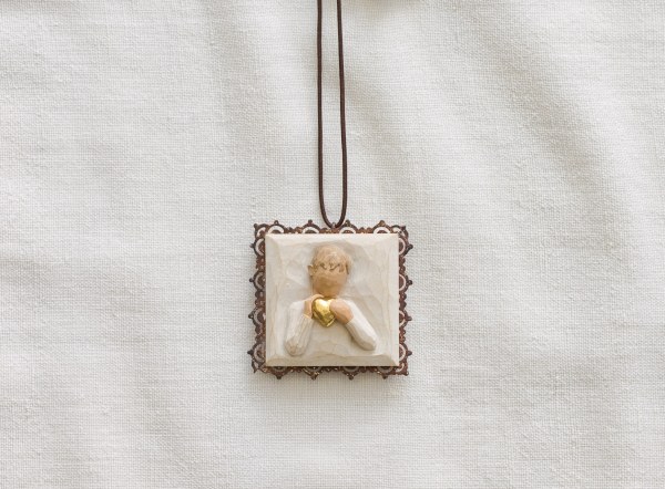 ORNAMENT HEART PENDANT - WILLOW TREE