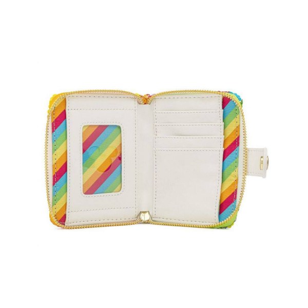 SEQUIN RAINBOW MINNIE WALLET - DISNEY LOUNGEFLY