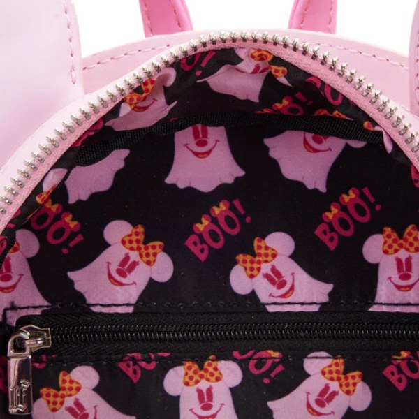 MINI GHOST PASTEL MINNIE BACKPACK ( GLOW IN THE DARK ) - DISNEY LOUNGEFLY