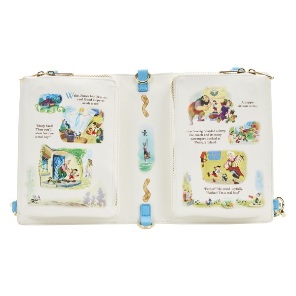PINOCCHIO BOOK SERIES CROSSBODY BAG - DISNEY LOUNGEFLY