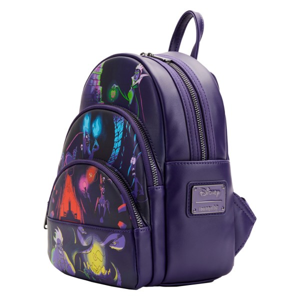 VILLAINS MINI BACKPACK ( GLOW IN THE DARK ) - DISNEY LOUNGEFLY