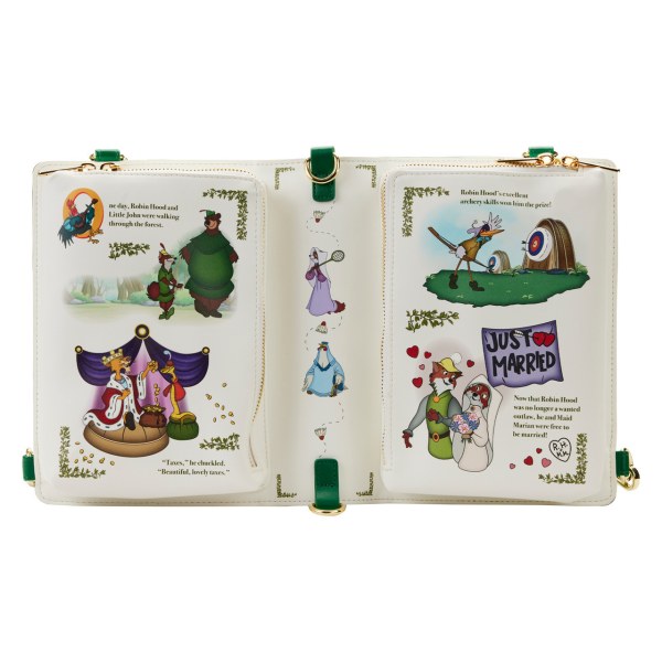 ROBIN HOOD CLASSIC BOOK CONVERTIBLE SHOULDER BAG - DISNEY LOUNGEFLY