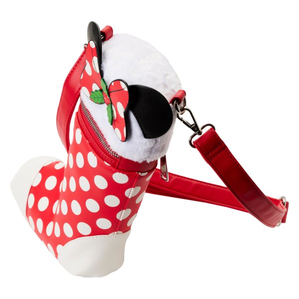 MICKEY & MINNIE CHRISTMAS SOCK SHOULDER BAG - DISNEY LOUNGEFLY