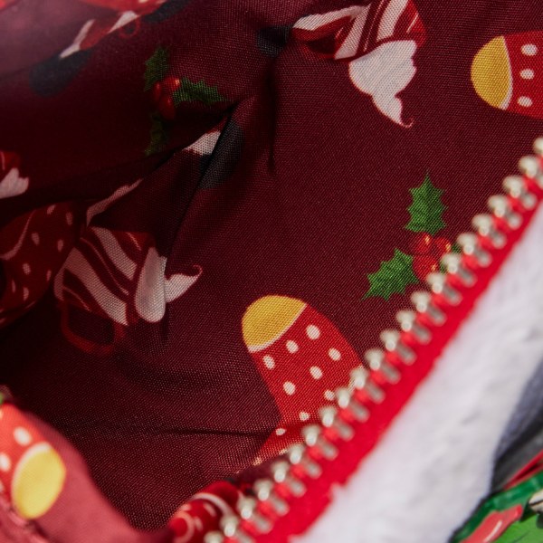 MICKEY & MINNIE CHRISTMAS SOCK SHOULDER BAG - DISNEY LOUNGEFLY
