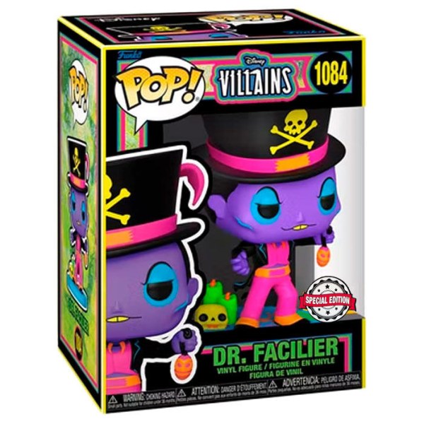 FUNKO POP! 1084 SPECIAL EDITION - DR FACILIER BLACK LIGHT - THE PRINCESS AND THE FROG - SPECIAL EDITION