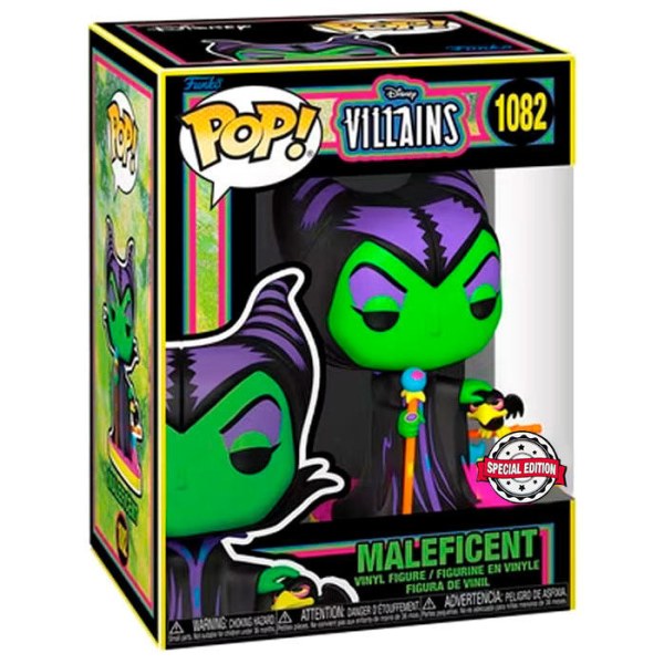 FUNKO POP! 1082 - MALEFICENT BLACK LIGHT - SLEEPING BEAUTY - SPECIAL EDITION