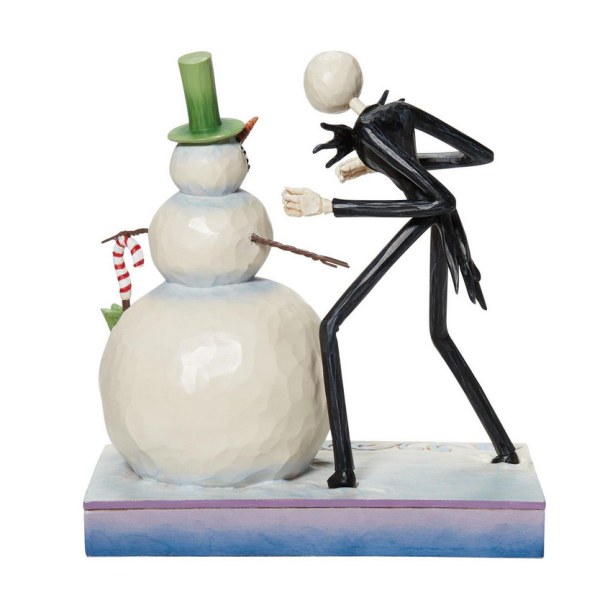 DISNEY TRADITIONS => MR JACK WITH THE SNOWMAN - THE NIGHTMARE BEFORE CHRISTMAS