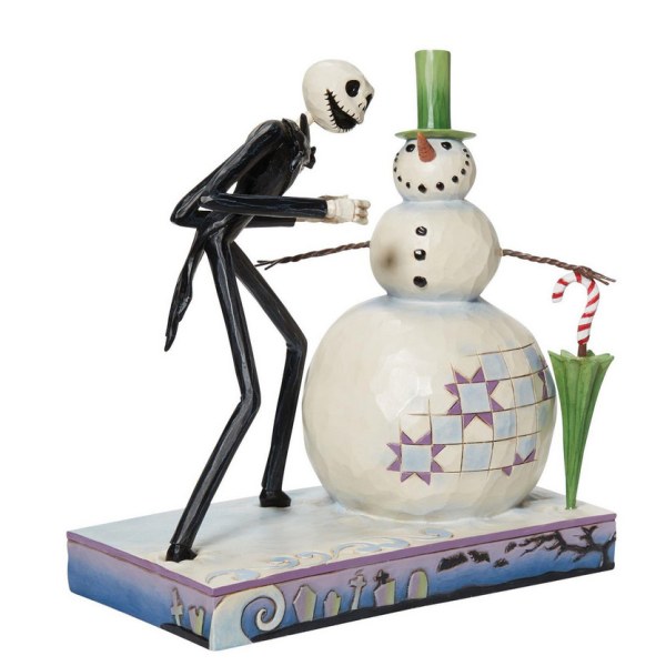 DISNEY TRADITIONS => MR JACK WITH THE SNOWMAN - THE NIGHTMARE BEFORE CHRISTMAS