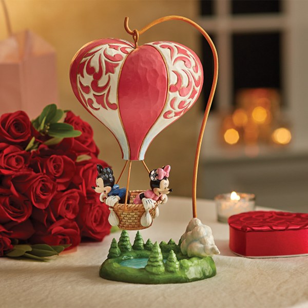 MICKEY AND MINNIE IN BALLOON - DISNEY TRADITIONS