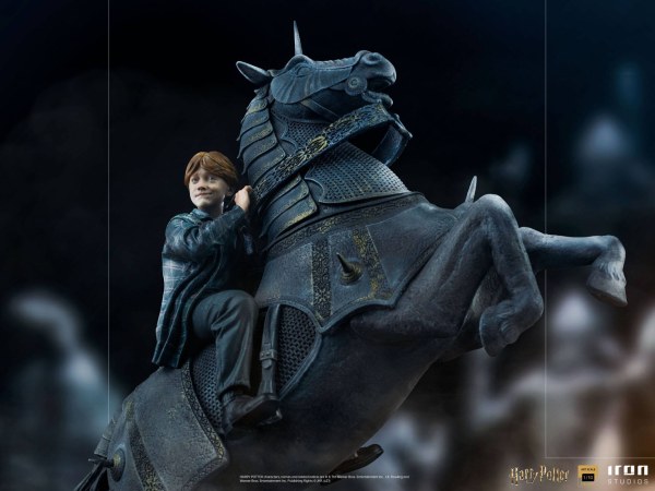 RON WEASLEY AT THE WIZARDS CHESSBOARD ART SCALE - HARRY POTTER