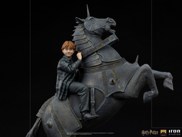 RON WEASLEY AT THE WIZARDS CHESSBOARD ART SCALE - HARRY POTTER