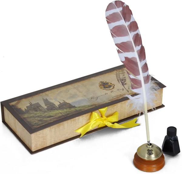REPLICA FEATHER AND INKPINK HOGWARTS - HARRY POTTER