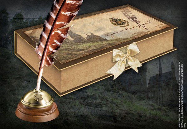 REPLICA FEATHER AND INKPINK HOGWARTS - HARRY POTTER
