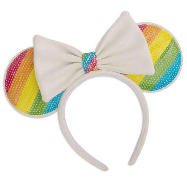 MINNIE MOUSE SEQUIN RAINBOW HEADBAND - DISNEY LOUNGEFLY