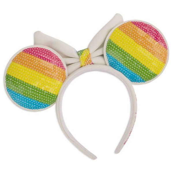 MINNIE MOUSE SEQUIN RAINBOW HEADBAND - DISNEY LOUNGEFLY