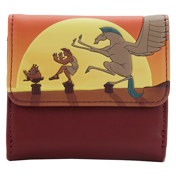 HERCULES SUNSET 25TH ANNIVERSARY WALLET - DISNEY LOUNGEFLY