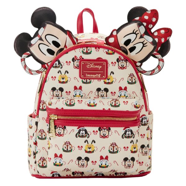 MINI BACKPACK AND HEADBAND MICKEY AND FRIENDS MUGS - DISNEY LOUNGEFLY