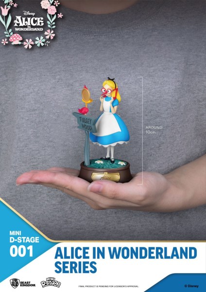 PACK 6 MINI FIGURINES ALICE IN WONDERLAND - MINI DISNEY D-STAGE