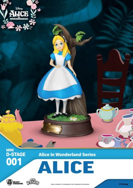 PACK 6 MINI FIGURINES ALICE IN WONDERLAND - MINI DISNEY D-STAGE