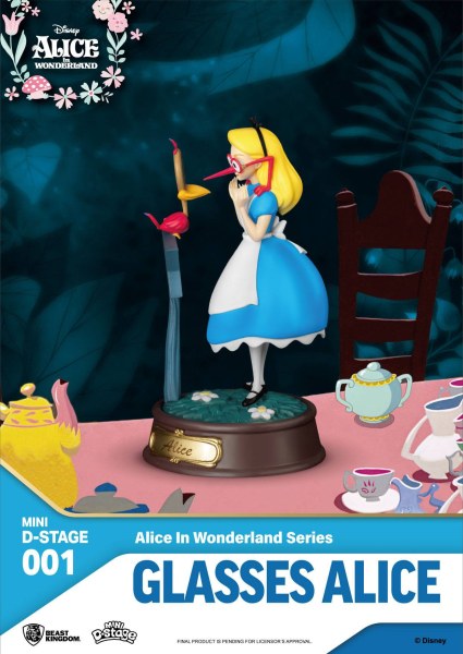 PACK 6 MINI FIGURINES ALICE IN WONDERLAND - MINI DISNEY D-STAGE