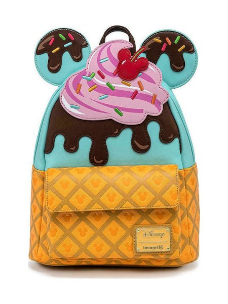 DISNEY MICKEY AND MINNIE SWEETS ICE CREAM MINI BACKPACK - DISNEY LOUNGEFLY