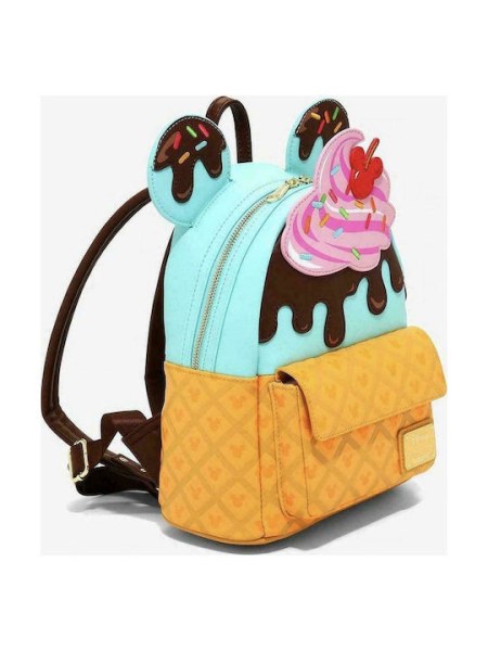 DISNEY MICKEY AND MINNIE SWEETS ICE CREAM MINI BACKPACK - DISNEY LOUNGEFLY