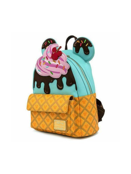 DISNEY MICKEY AND MINNIE SWEETS ICE CREAM MINI BACKPACK - DISNEY LOUNGEFLY