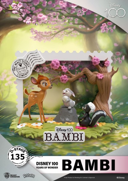 DIORAMA BAMBI - DISNEY 100TH ANNIVERSARY D-STAGE