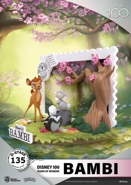 DIORAMA BAMBI - DISNEY 100TH ANNIVERSARY D-STAGE