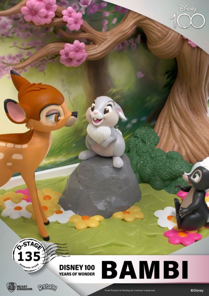 DIORAMA BAMBI - DISNEY 100TH ANNIVERSARY D-STAGE