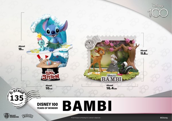 DIORAMA BAMBI - DISNEY 100TH ANNIVERSARY D-STAGE
