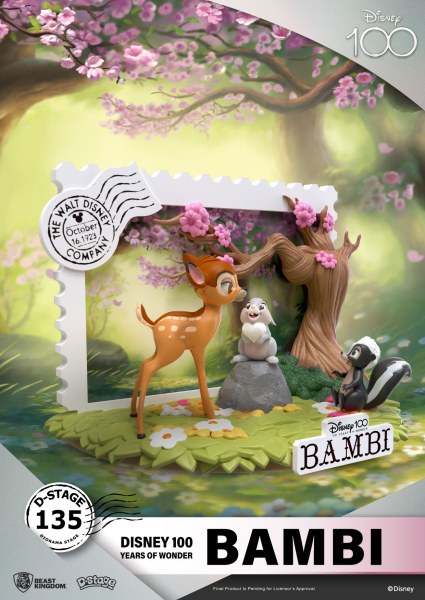 DIORAMA BAMBI - DISNEY 100TH ANNIVERSARY D-STAGE