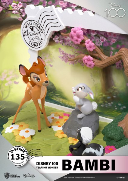 DIORAMA BAMBI - DISNEY 100TH ANNIVERSARY D-STAGE