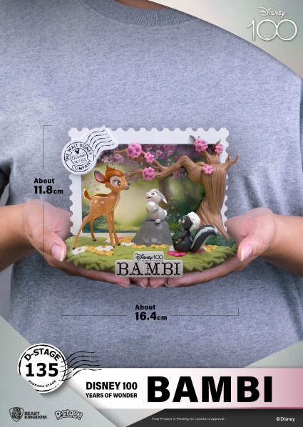 DIORAMA BAMBI - DISNEY 100TH ANNIVERSARY D-STAGE
