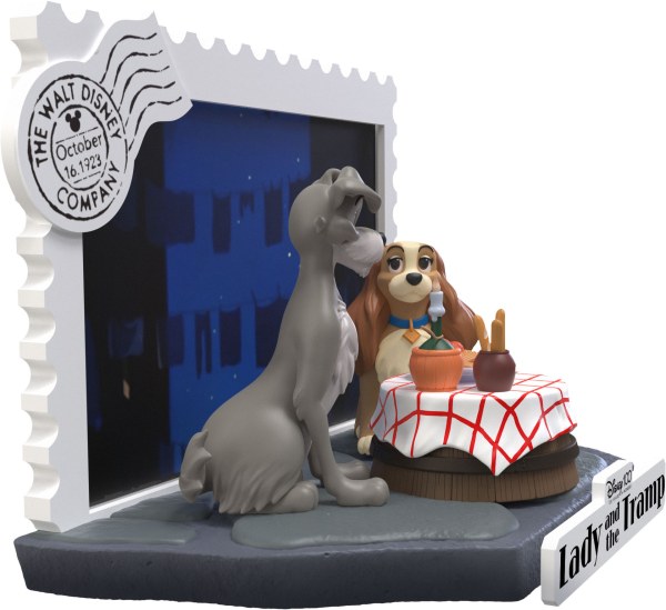 DIORAMA LADY AND THE TRAMP - DISNEY 100TH ANNIVERSARY D-STAGE
