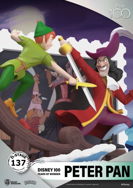 DIORAMA PETER PAN - DISNEY 100TH ANNIVERSARY D-STAGE