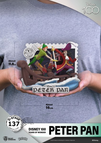 DIORAMA PETER PAN - DISNEY 100TH ANNIVERSARY D-STAGE