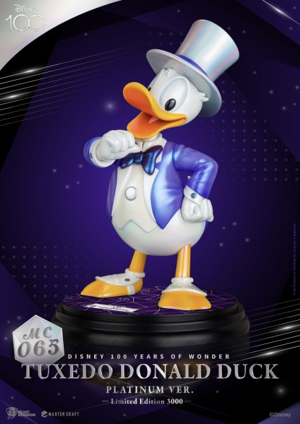 TUXEDO DONALD PLATINUM VERSION - DISNEY MASTERCRAFT
