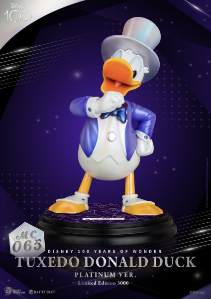 TUXEDO DONALD PLATINUM VERSION - DISNEY MASTERCRAFT